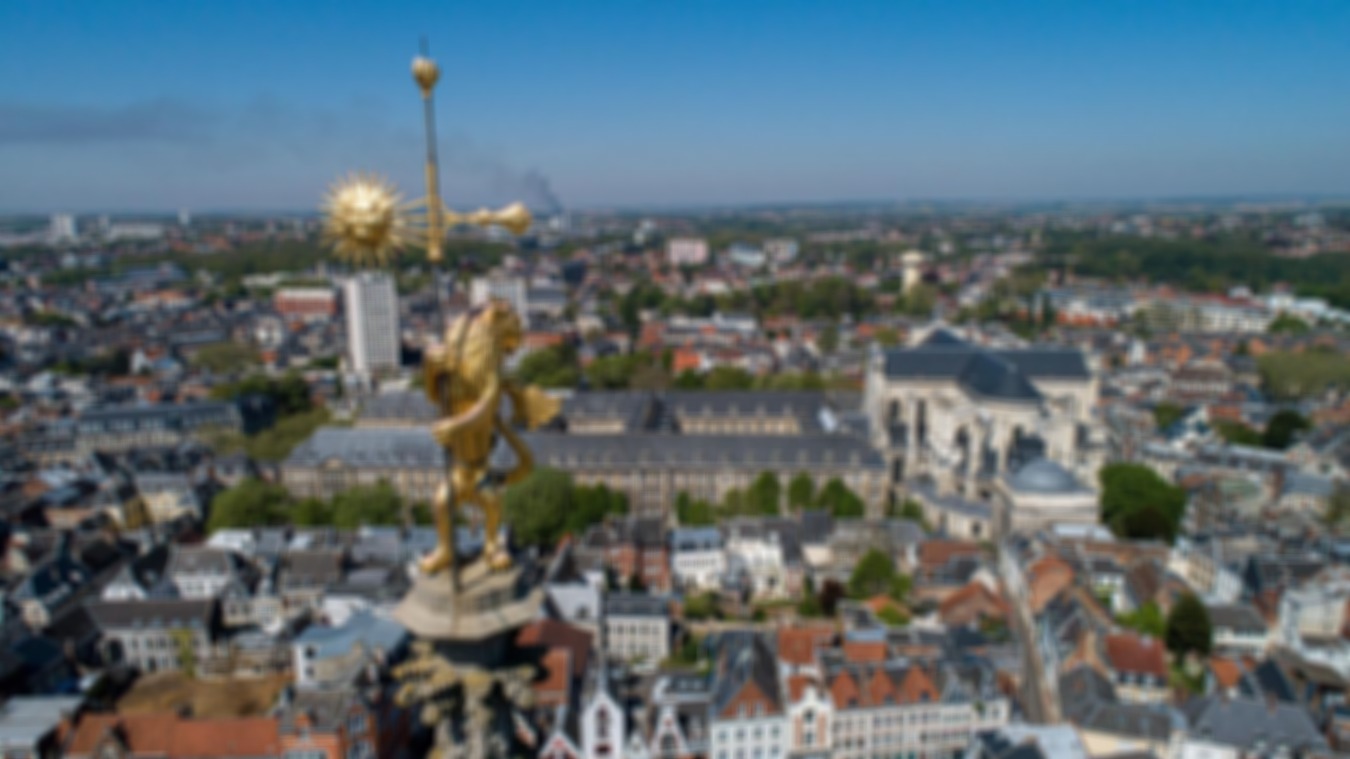 Paysage du centre-ville d'Arras